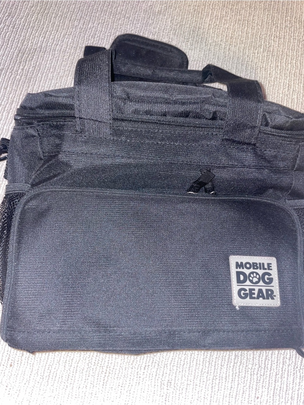 mobile dog gear Black Travel Tote Bag